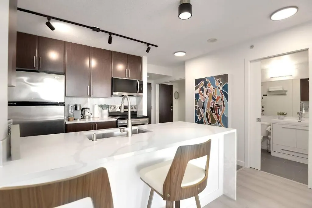 Apartment Luxary Condo Downtown Vancouver With Free Parking